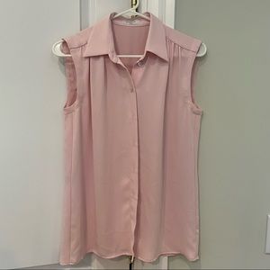 Babaton Aritzia blouse size xxs pink